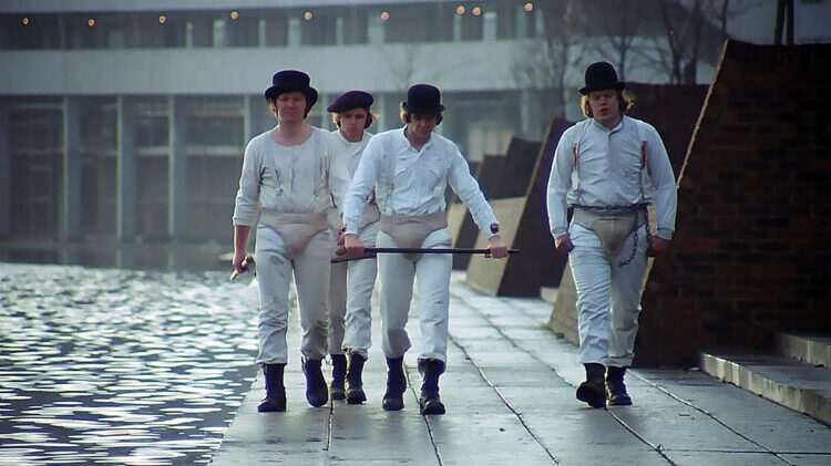 In A Clockwork Orange, Alex and his gang march on to unleash a new horror.
