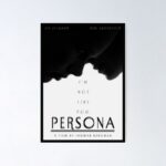 Persona (1966) Review: Facades of Self! A minimalist poster for the film Persona.