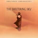 The Sheltering Sky (1990) Review: A Quest for Self-Discovery! A woman depicted in The Sheltering Sky movie poster running away in the desert.