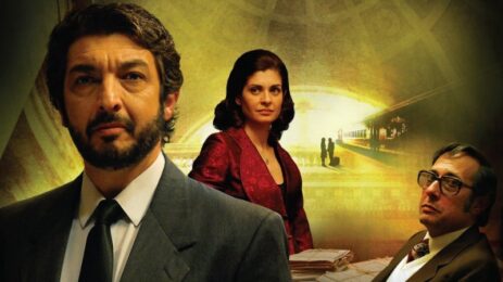 Poster photo featuring Ricardo Darín as Benjamín Espósito, Soledad Villamil as Irene Menéndez Hastings, and Guillermo Francella as Pablo Sandoval from the movie El secreto de sus ojos.