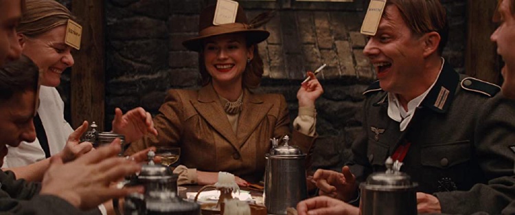 Scene from 'Inglourious Basterds' depicting Nazi officers engaged in a card game.