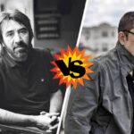 Renewed 17 Years Later: Nuri Bilge Ceylan and Zeki Demirkubuz Feud! Who's Right? Collage featuring side-by-side images of filmmakers Nuri Bilge Ceylan and Zeki Demirkubuz with 'versus' in the center, suggesting contrast or rivalry.