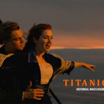 Titanic Movie Exposed: The 'Historical Inaccuracies' You Never Noticed! Iconic scene from the movie Titanic: Leonardo DiCaprio as Jack Dawson hugs Kate Winslet as Rose Dewitt Bukater from behind, both with their hands spread out, enjoying the wind and the moment. Text overlay reads 'Titanic historical inaccuracies.'