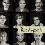 How 'Boyhood' Filmed 12 Years of Real Life? — The Longest-Shot Film Ever! Poster for the movie 'Boyhood' featuring the cast showcasing 12 years of change.